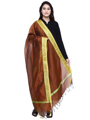 Women's Banarasi Cotton Silk Chanderi Jacquard Dupatta 1