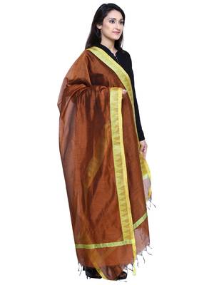 Women's Banarasi Cotton Silk Chanderi Jacquard Dupatta 2