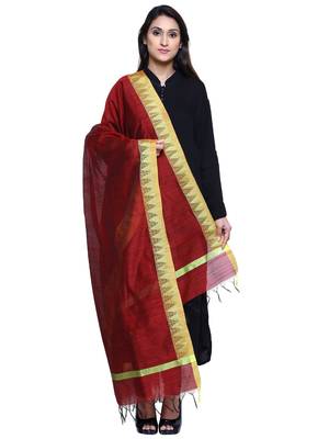 Women's Banarasi Cotton Silk Chanderi Jacquard Dupatta 1