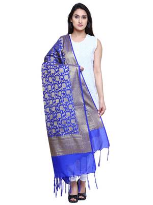 Women's Banarasi Silk Jacquard Dupatta 1