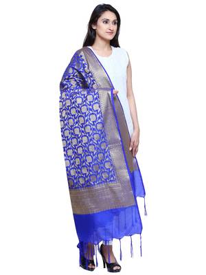Women's Banarasi Silk Jacquard Dupatta 2