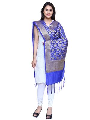 Women's Banarasi Silk Jacquard Dupatta 3