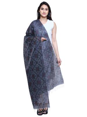 Women's Banarasi Cotton Silk Chanderi Jacquard Dupatta 1