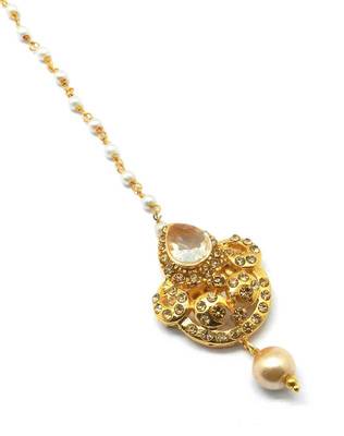 Gold Plated Maang Tikka For Women & Girls 2