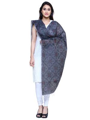 Women's Banarasi Cotton Silk Chanderi Jacquard Dupatta 3
