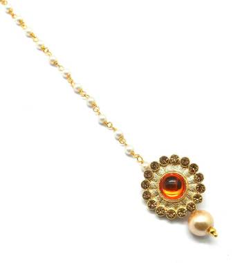 Gold Plated Maang Tikka For Women & Girls 1
