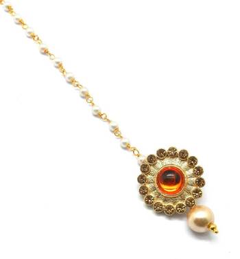 Gold Plated Maang Tikka For Women & Girls 3
