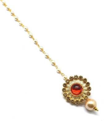 Gold Plated Maang Tikka For Women & Girls 3