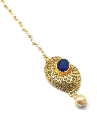 Gold Plated Maang Tikka For Women & Girls 2