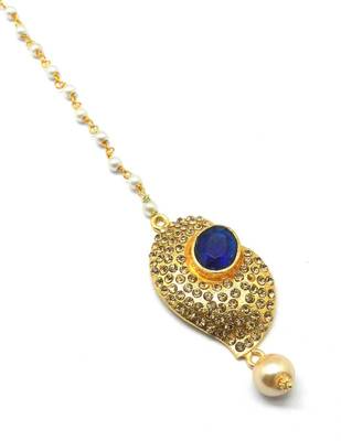 Gold Plated Maang Tikka For Women & Girls 3