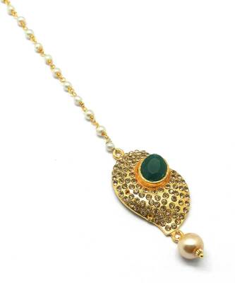 Gold Plated Maang Tikka For Women & Girls 1