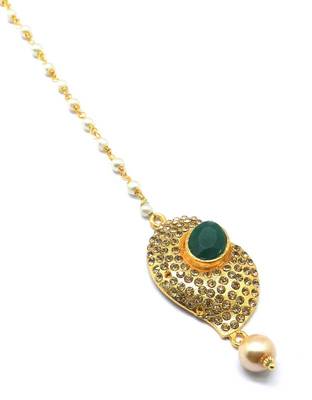 Gold Plated Maang Tikka For Women & Girls 3