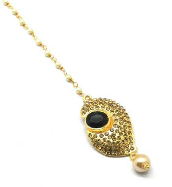 Gold Plated Maang Tikka For Women & Girls 3