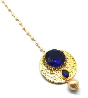 Gold Plated Maang Tikka For Women & Girls 3