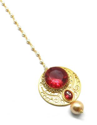 Gold Plated Maang Tikka For Women & Girls 3