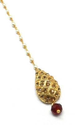 Gold Plated Maang Tikka For Women & Girls 2