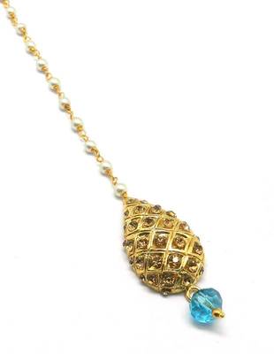 Gold Plated Maang Tikka For Women & Girls 3