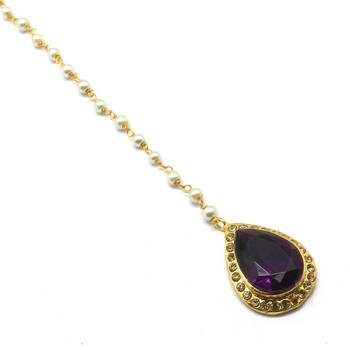 Gold Plated Maang Tikka For Women & Girls 1