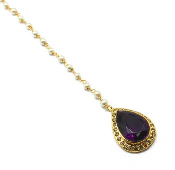 Gold Plated Maang Tikka For Women & Girls 2