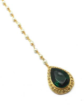 Gold Plated Maang Tikka For Women & Girls 3