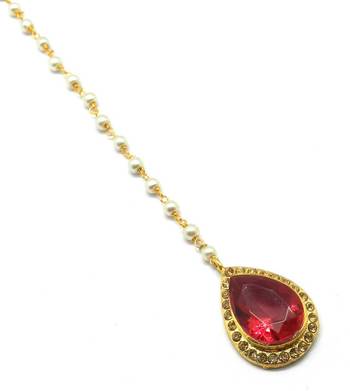 Gold Plated Maang Tikka For Women & Girls 3