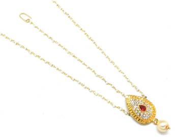 Gold Plated Maang Tikka For Women & Girls 4