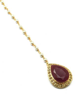 Gold Plated Maang Tikka For Women & Girls 2