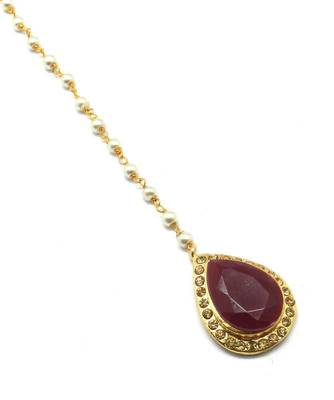 Gold Plated Maang Tikka For Women & Girls 3