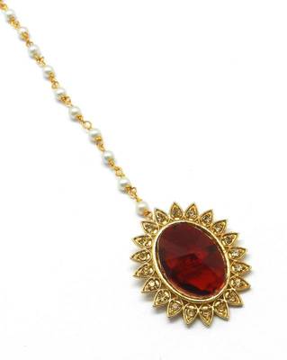 Gold Plated Maang Tikka For Women & Girls 1