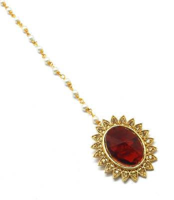 Gold Plated Maang Tikka For Women & Girls 3