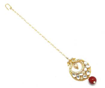 Gold Plated Maang Tikka For Women & Girls 4