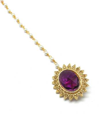 Gold Plated Maang Tikka For Women & Girls 1