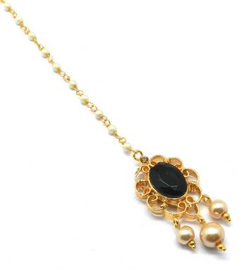 Gold Plated Maang Tikka For Women & Girls 1