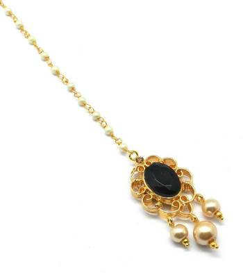 Gold Plated Maang Tikka For Women & Girls 2
