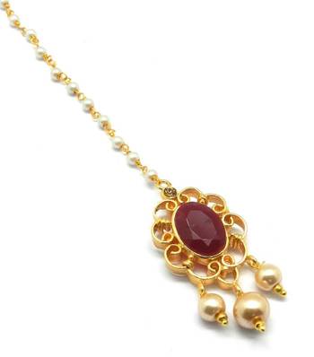 Gold Plated Maang Tikka For Women & Girls 3