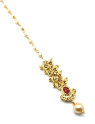 Gold Plated Maang Tikka For Women & Girls 3
