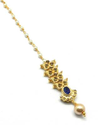 Gold Plated Maang Tikka For Women & Girls 1
