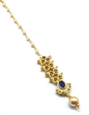 Gold Plated Maang Tikka For Women & Girls 2
