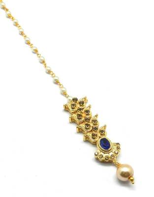 Gold Plated Maang Tikka For Women & Girls 3