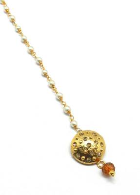 Gold Plated Maang Tikka For Women & Girls 1