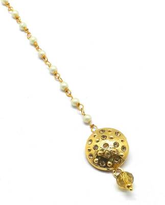 Gold Plated Maang Tikka For Women & Girls 2