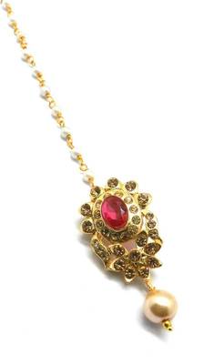 Gold Plated Maang Tikka For Women & Girls 1