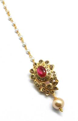 Gold Plated Maang Tikka For Women & Girls 3