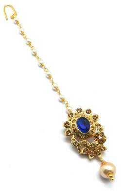 Gold Plated Maang Tikka For Women & Girls 1