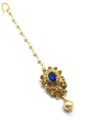 Gold Plated Maang Tikka For Women & Girls 3