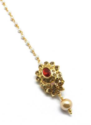 Gold Plated Maang Tikka For Women & Girls 3