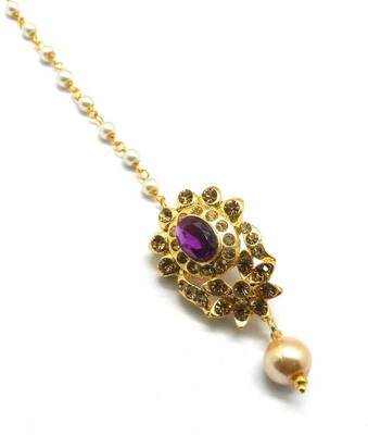 Gold Plated Maang Tikka For Women & Girls 2