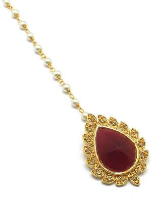 Gold Plated Maang Tikka For Women & Girls 1