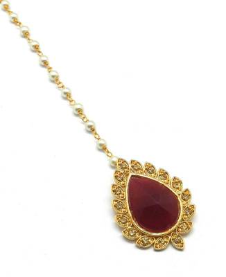 Gold Plated Maang Tikka For Women & Girls 2