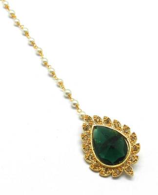 Gold Plated Maang Tikka For Women & Girls 1